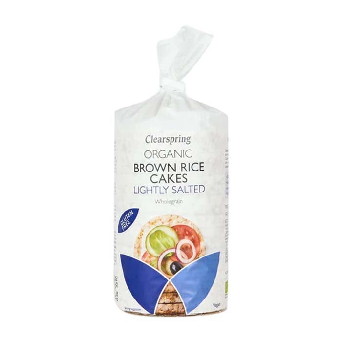 Clearspring - Organic Rice Cakes - Organic Brown Rice Lightly Salted Cake, 130g