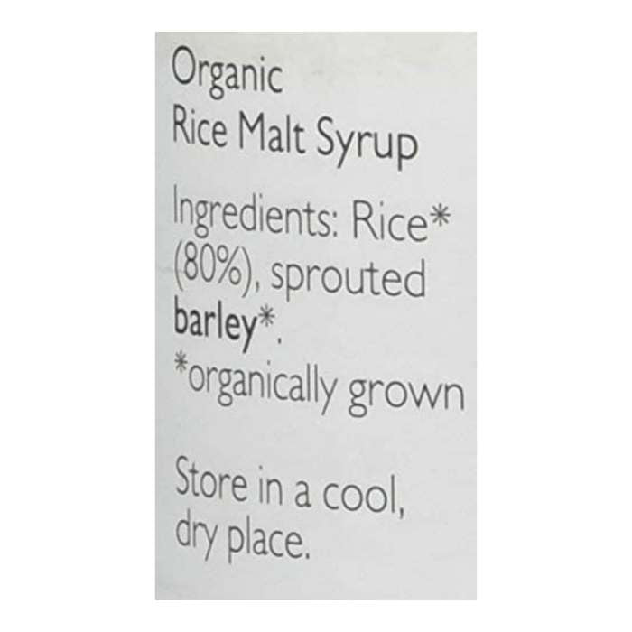 Clearspring - Organic Rice Malt Syrup, 330g - Ingredients 