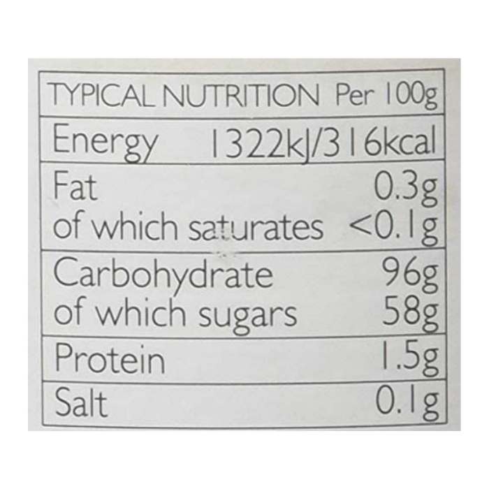 Clearspring - Organic Rice Malt Syrup, 330g - Nutritional Information