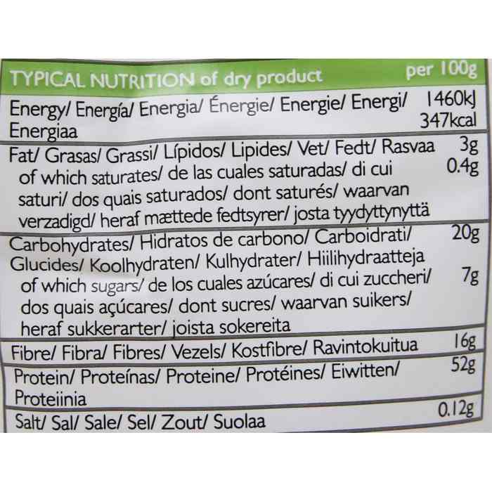 Clearspring - Organic Soya Chunks, 200g - back
