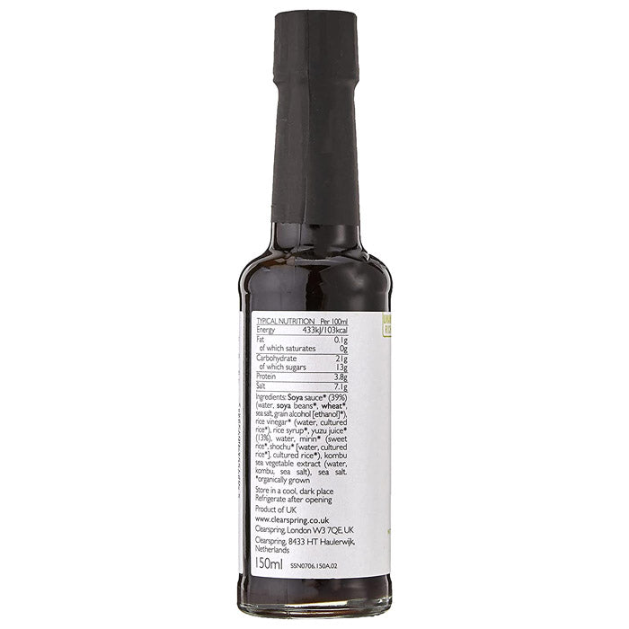 Clearspring - Organic Yuzu Ponzu Seasoning, 150ml - back
