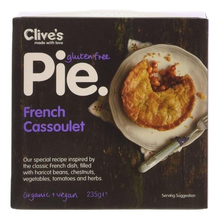 Clives Pies - Organic Gluten-Free French Cassoulet Pie, 235g - front