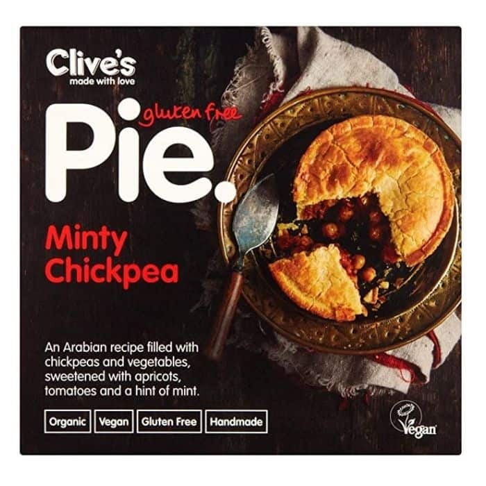 Clives Pies - Organic Gluten-Free Minty Chickpea Pie, 235g - front