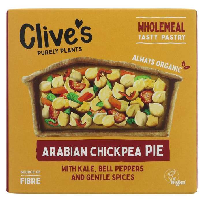 Clives Pies - Organic ﻿Arabian Chickpea Pie, 235g