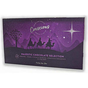 Conscious Chocolate - Majestic Chocolate Selection Box, 240g | Multiple Sizes
