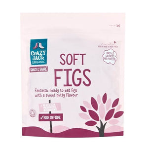 Crazy Jack - Organic Soft Figs, 200g | Pack of 8