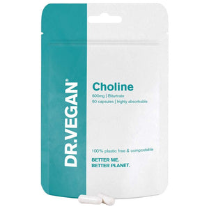 DR.VEGAN - Choline 600mg, 60 Capsules