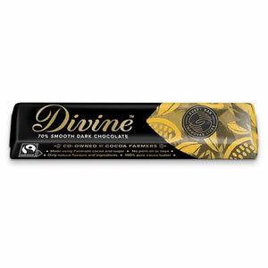 Divine - Smooth Dark Small Chocolate Bar, 35g | Pack of 30