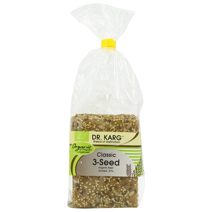 Dr. Karg - Organic Crispbread - Wholegrain Classic 3-Seed, 200g