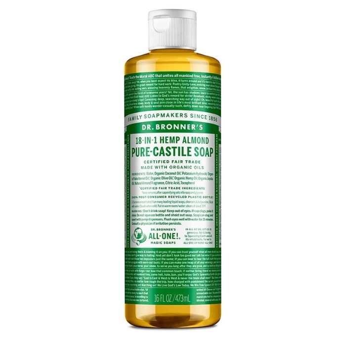 Dr Bronners - Organic Pure-Castile Liquid Hand Soap Almond
