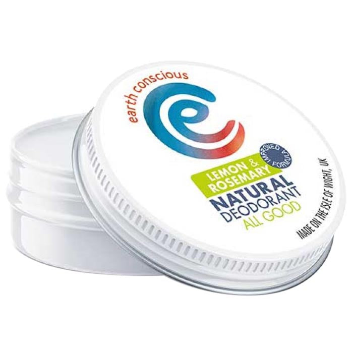 Earth Conscious - Natural Deodorant Tin, 60g | Multiple Scents – PlantX UK