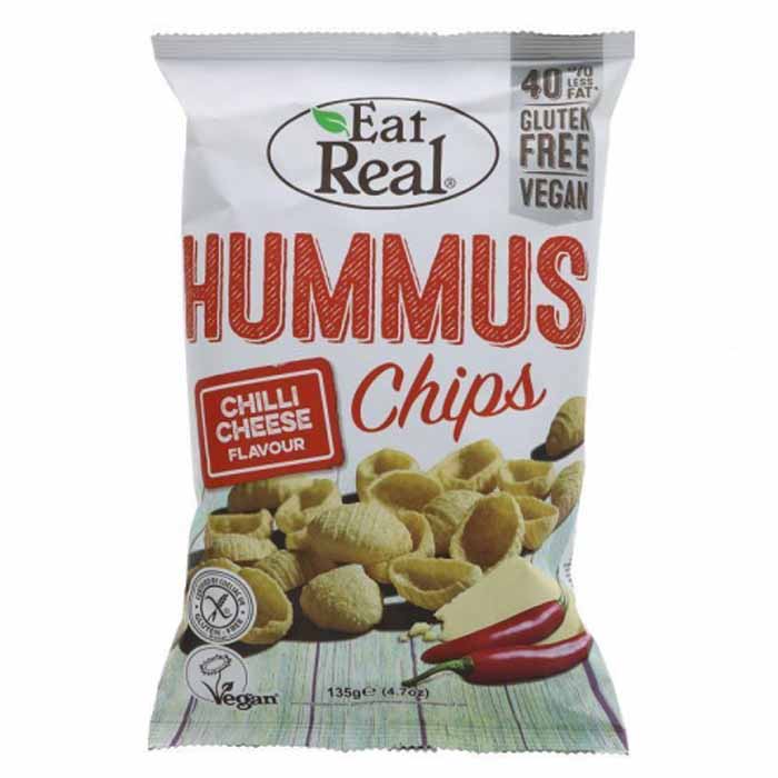 Eat Real - Hummus Chips , Chilli Cheese (135g)