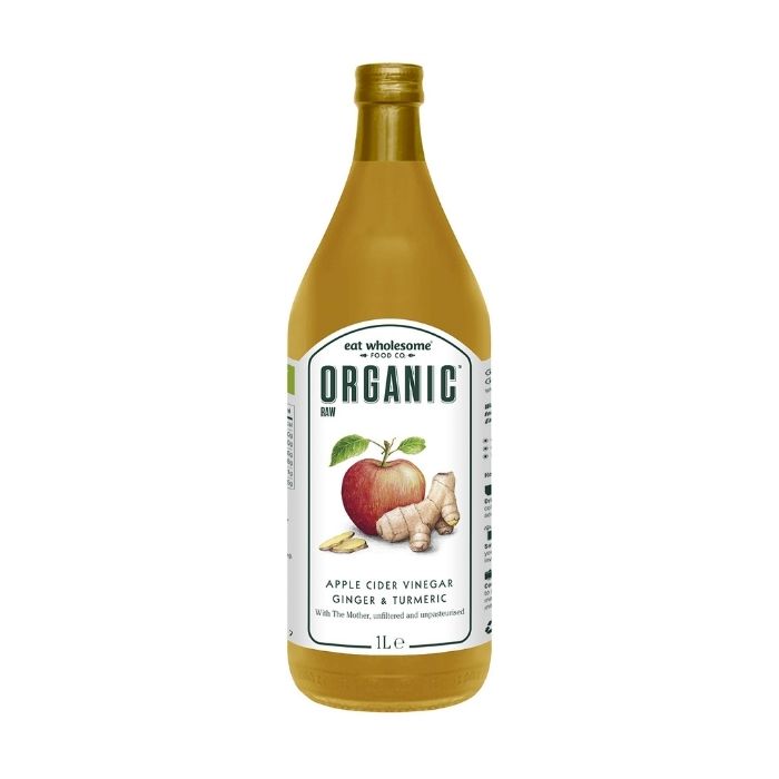 Eat Wholesome - Organic Raw Apple Cider Vinegar with the Mother, 1L - front