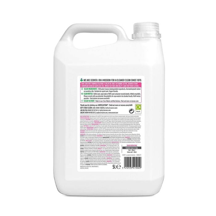 Ecover - Fabric Softener Apple Blossom & Almond 5L - back