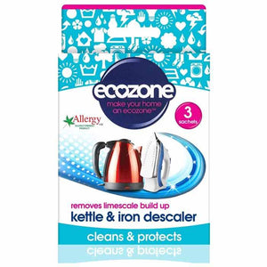 Ecozone - Kettle & Iron Descaler, 3 Sachets