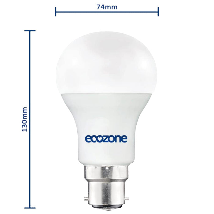 Ecozone - LED BioBulb Bayonet Cap Daylight 14W (100W Equivalent) - back