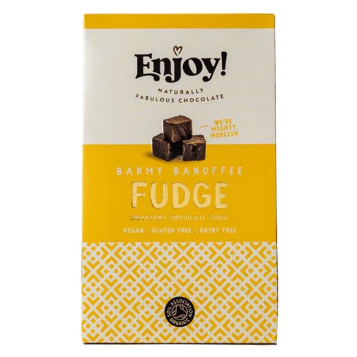 Enjoy! - Organic Chocolate Fudge - Barmy Banoffee (1-Pack), 100g