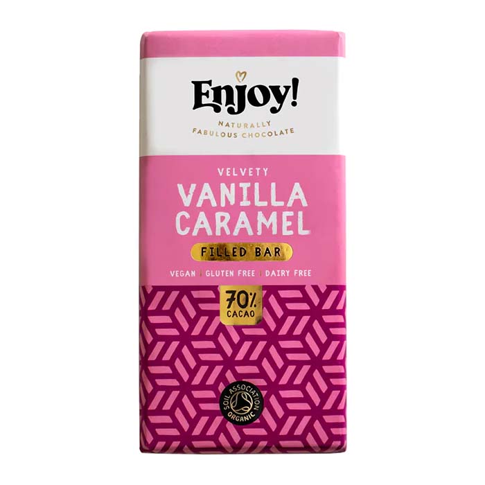 Enjoy! - Vanilla Caramel Filled Chocolate Bar, 70g