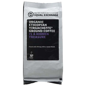 Equal Exchange - Ethiopian Yirgacheffe Organic Roast & Ground Coffee, 227g