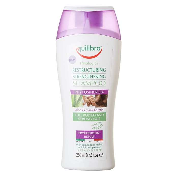 Equilibra - Aloe Vera Restructuring & Strenghtening Shampoo, 250ml - front