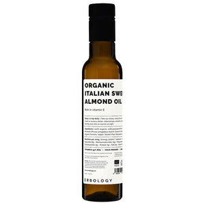 Erbology - Organic Cold-Pressed Sweet Almond Oil, 200ml