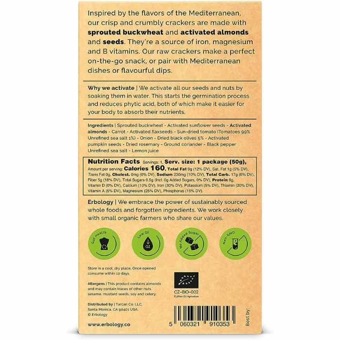 Erbology - Organic & Gluten-Free Crackers Tkemali back