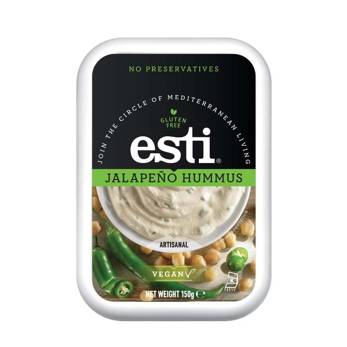 Esti - Hummus, 150g | Multiple Flavours - Jalapeno - Front