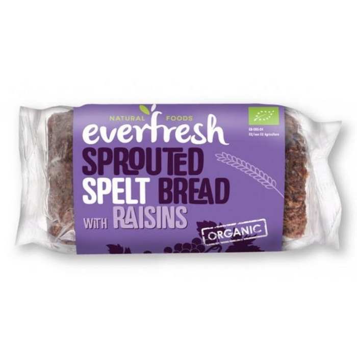 Everfresh - Sprouted Spelt Bread - raisins