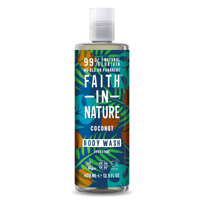 Faith In Nature - Bath & Shower Gel, 400ml  Coconut