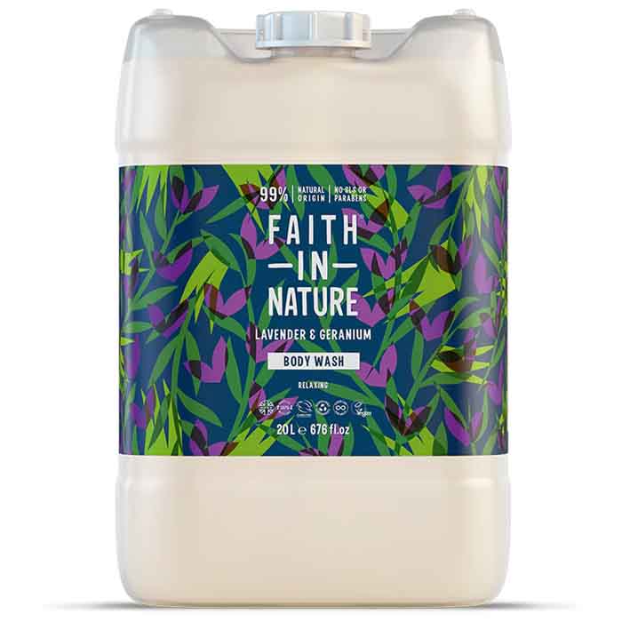 Faith In Nature - Body Wash - Lavender Geranium Body Wash, 20l