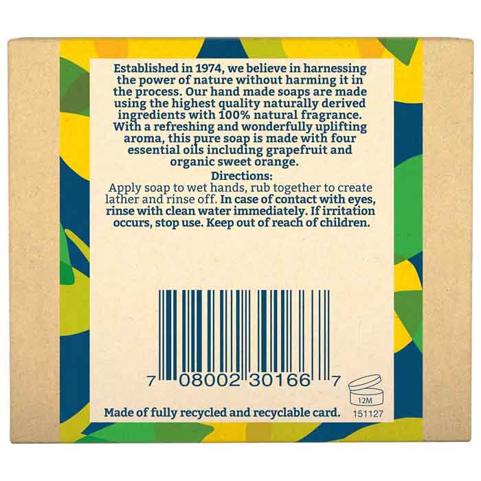 Faith In Nature - Grapefruit Soap, 100g  Pack of 6 - back