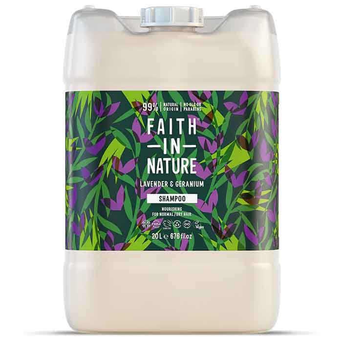 Faith In Nature - Shampoo - Lavender and Geranium Shampoo, 400ml