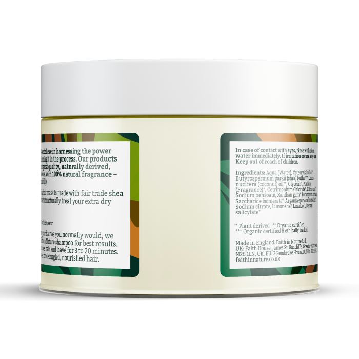 Faith In Nature - Shea & Argan Nourishing Hair Mask, 300ml back
