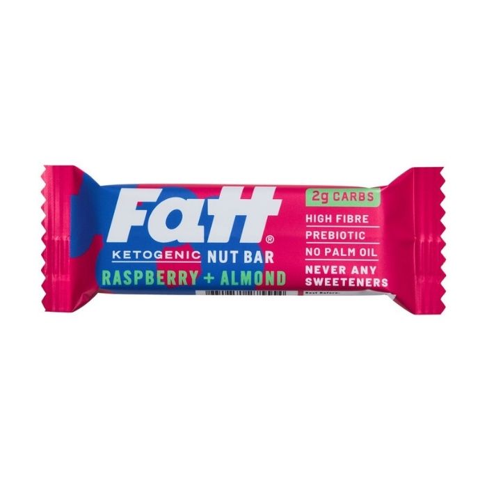 Fattbar - Keto Nut Bar Raspberry & Almond Fattbar , 30g