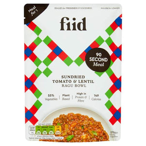 Fiid - Italian Lentil & Sundried Tomato Ragu, 400g