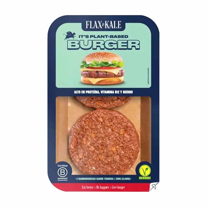 Flax And Kale - Burger Beef, 200g
