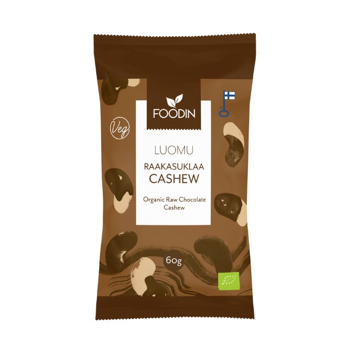 Foodin - Organic Raw Chocolate, 70g - Cashew