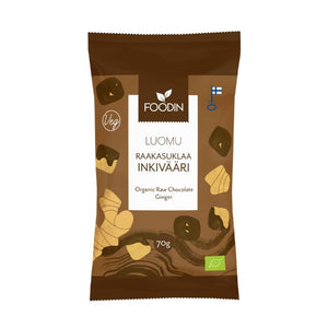 Foodin - Organic Raw Chocolate, 70g | Multiple Flavours