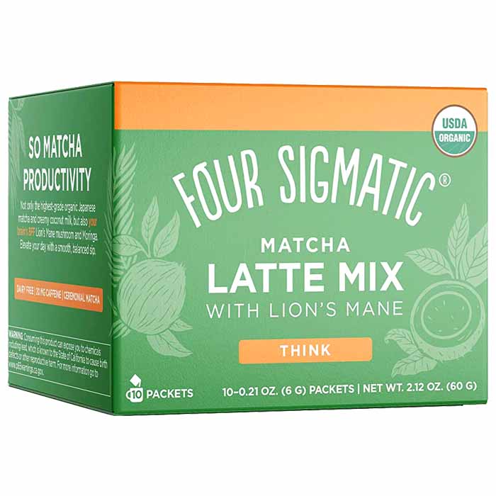 Four Sigmatic - Matcha Latte Mix with Lion's Mane, 10 Sachets