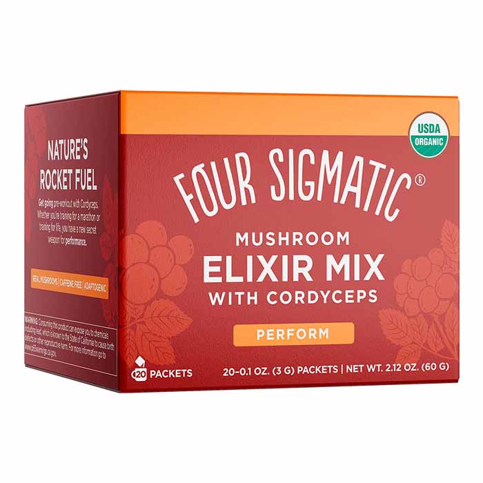 Four Sigmatic - Mushroom Elixir Mix with Cordyceps, 20 Sachets
