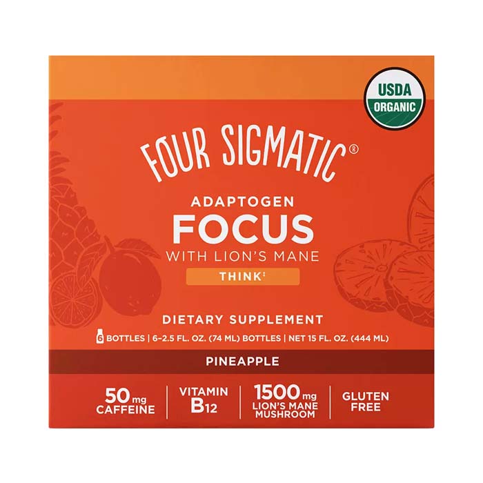 Four Sigmatic - Mushroom Focus Shot with Lion's Mane, 6 Shots