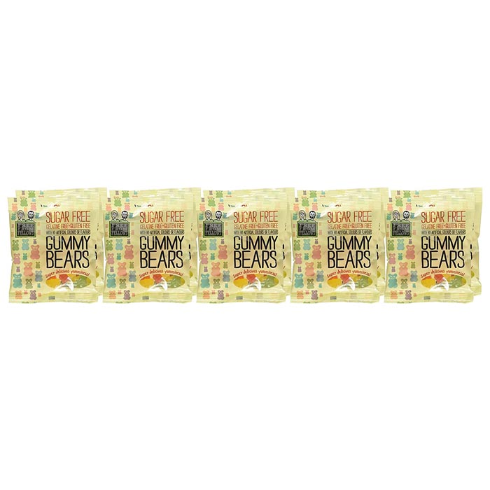 Free From Fellows - Vegan Sweets, Sugar-Free - Gummy Bears 10-Pack, 100g