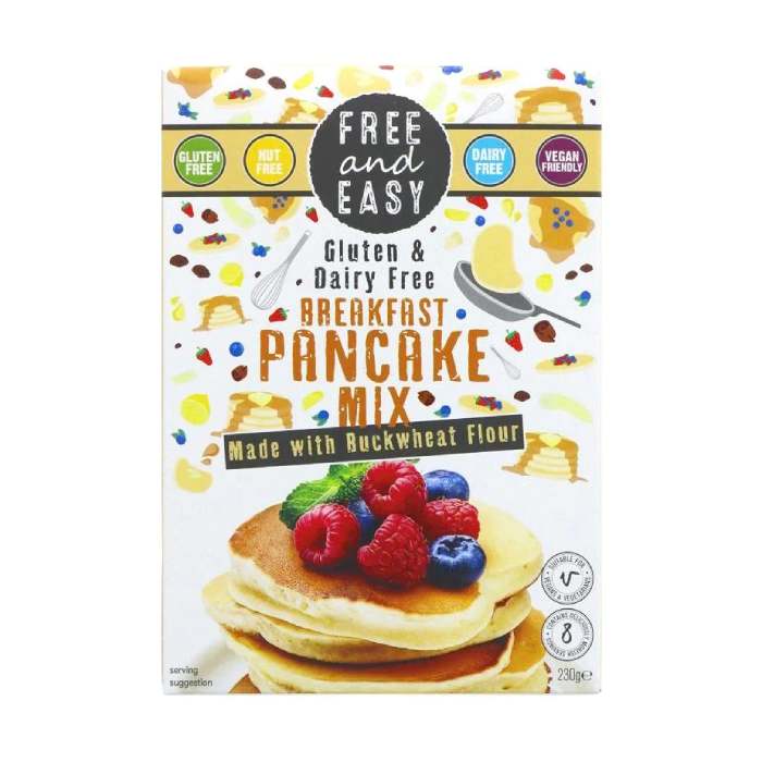 Free Easy Gluten Dairy-Free Breakfast Pancake Mix – PlantX UK