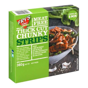 Fry's - Beef Style Thick Cut Chunky Strips, 380g