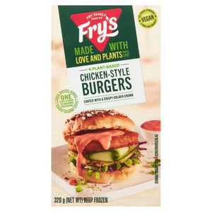 Fry's - Chicken Style Burgers, 320g | Multiple Options