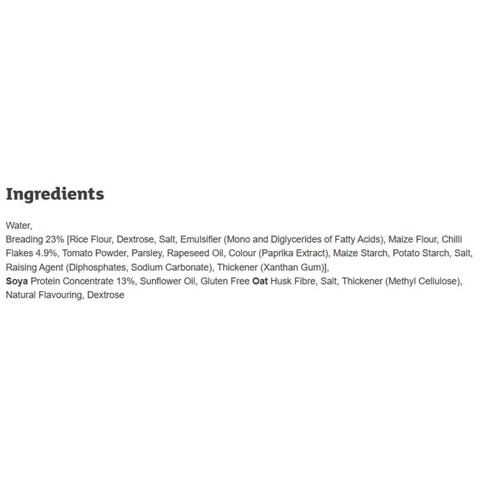 Frys - Oumph! Spicy Drums, 270g - Back