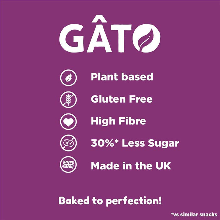 GATO - Minis - Raspberry Almond Butter, 33g  - back