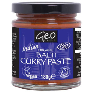 Geo Organics - Organic Balti Curry Paste, 180g