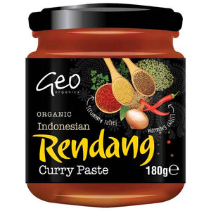 Geo Organics - Organic Indonesian Rendang Curry Paste, 180g