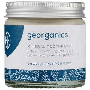 Georganics - Natural Mineral Toothpaste, English Peppermint, 60ml